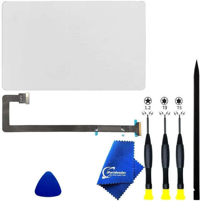 Main image of iPartsleader A3449 Trackpad Replacement for MacBook Air (Retina,13-inch,M5,2026) Force Touch Touchpad with Cable 821-04848-A EMC 8877 (Silver)