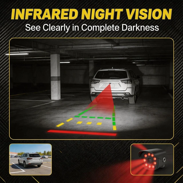 Alt view image 4 of 5 - Backup Camera Compatible with 2013-18 RAM 1500 2500 3500 4500 5500