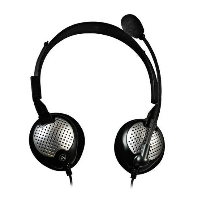 Alt view image 5 of 5 - Andrea Communications NC-185 VM High Fidelity Stereo PC Computer Headset with Noise Canceling Microphone and Volume/Mute Controls
