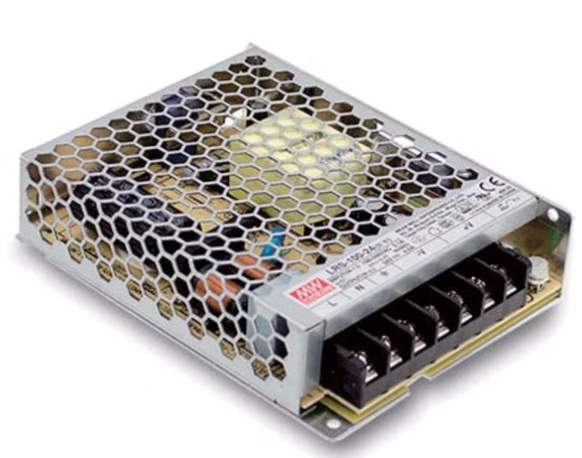 Main image of Mean Well LRS-100-24 Switching Power Supply, Single Output, 24V, 4.5A, 108W, 5.08" L x 3.82" W x 1.18" H