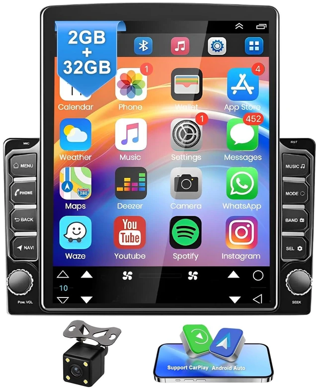 Main image of Car Stereo for Dodge Ram 1500/2500/3500 2006-2008, 9.7 Inch Touchscreen