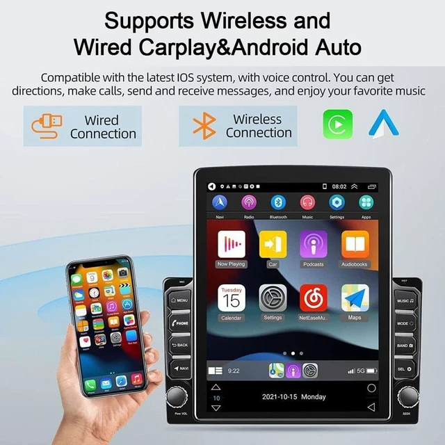 Alt view image 4 of 5 - Car Stereo for Dodge Ram 1500/2500/3500 2006-2008, 9.7 Inch Touchscreen