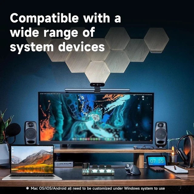 Alt view image 2 of 5 - Walfront Mechanical Gaming Keyboard Programmable Macro Pad Mini USB Keypad One Handed 6 Keys 1 Knob for PC Laptop Computers