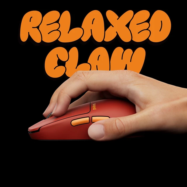 Alt view image 5 of 5 - Pulsar Gaming Gears X2H Crazylight Wireless Gaming Mouse, Medium, Volcano