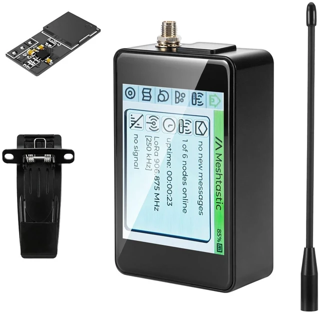 Main image of Heltec V4 ESP32 LoRa Development Board with Buzzer, Touch Display, ESP32-S3 SX1262 Long Range Wireless Module Compatible with Meshtastic Firmware for Smart Alarm and Notification IoT Projects
