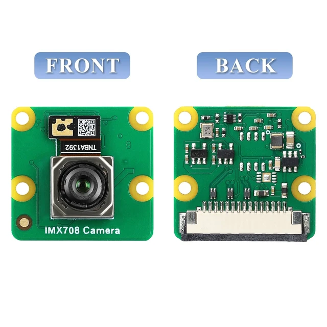 Alt view image 4 of 5 - IMX708 12MP Camera Module 75 FOV Auto-Focus, High Dynamic Range (HDR) Includes 15-15pin, 15-22pin Cable Compatible with Raspberry Pi 5/4B+/3B+/3B/Zero