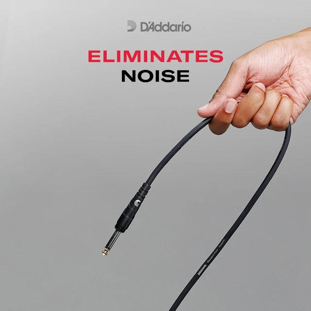 Alt view image 4 of 4 - D'Addario Accessories Speaker Cable - Shielded for Noise Reduction - 1/4 Inch Male to 1/4 Inch Male - Classic Series - 25 Feet/7.62 Meters - Straight Ends - 1 Pack