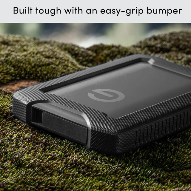 Alt view image 4 of 5 - SanDisk Professional 5TB G-DRIVE ArmorATD - Rugged, Durable Portable External Hard Drive HDD, USB-C, USB 3.2 Gen 1 - SDPH81G-005T-GBAND