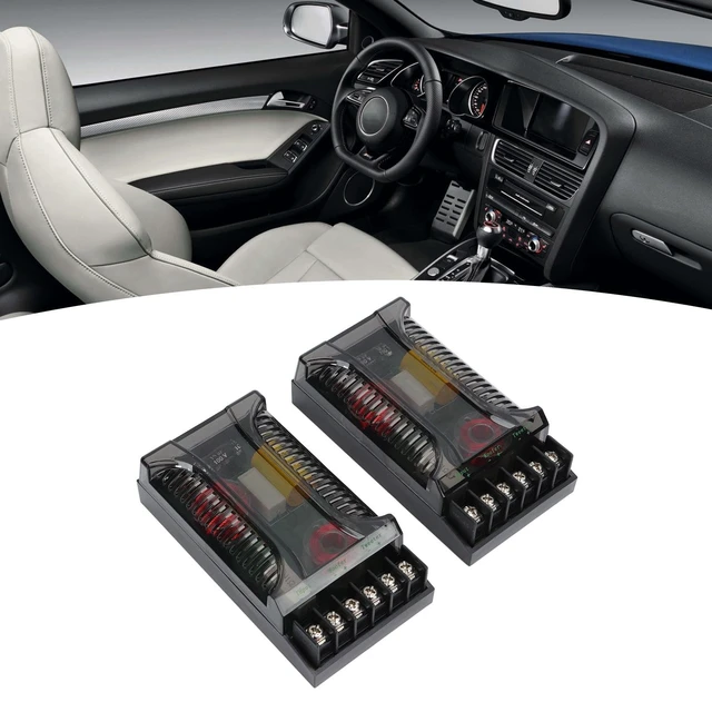Alt view image 3 of 5 - 2Pcs 2 Way Car Audio Crossover with Overcurrent Protection Heat Dissipation, Speaker Frequency Divider for Superior Sound Quality