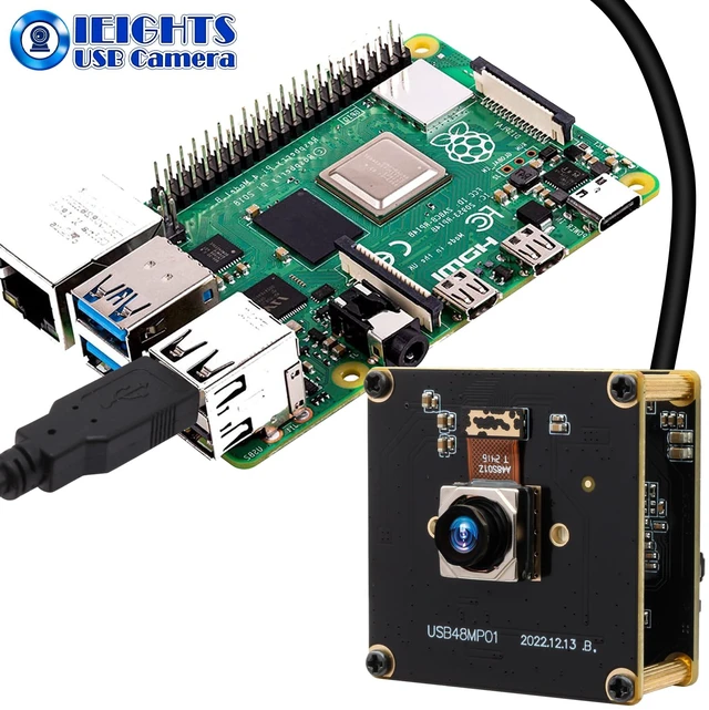 Alt view image 5 of 5 - 48MP Wide Angle USB Camera Module 200ms Fast Autofocus Webcam Board 100degree No Distortion Lens PC Camera Mini UVC USB2.0 Backup Cam UHD Second Webcamera 6000P Lightburn_Cam for Laser Engraver