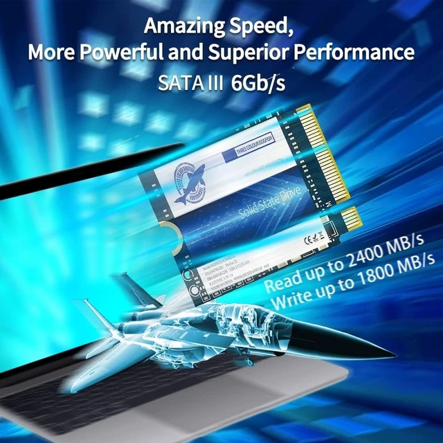 Alt view image 3 of 5 - Dogfish M.2 2230 SSD 128GB NVMe PCIe Gen 3.0x4 Internal Solid State Drive