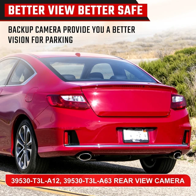 Alt view image 5 of 5 - 39530-T3L-A01 Rear View Camera Fit for Honda Accord Coupe EX EX-L 2013-2017