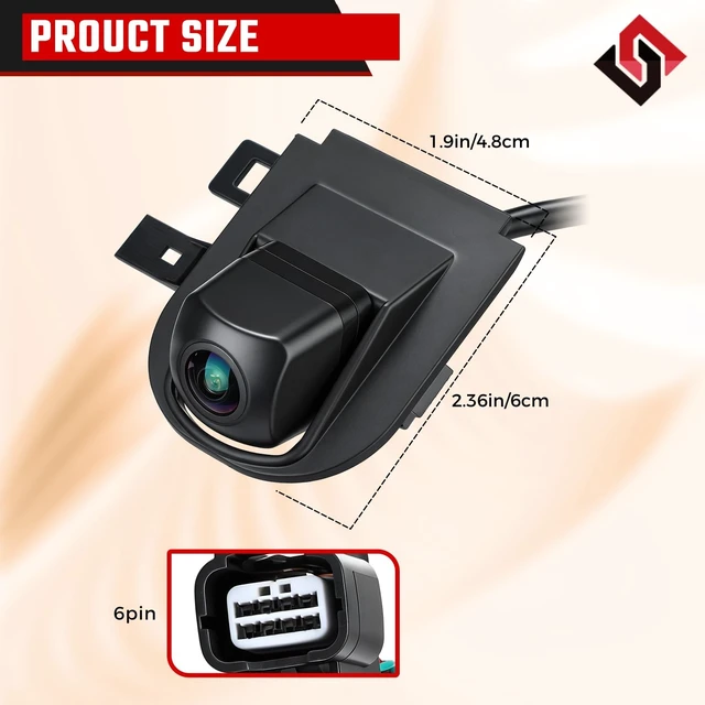 Alt view image 4 of 5 - 39530-T3L-A01 Rear View Camera Fit for Honda Accord Coupe EX EX-L 2013-2017