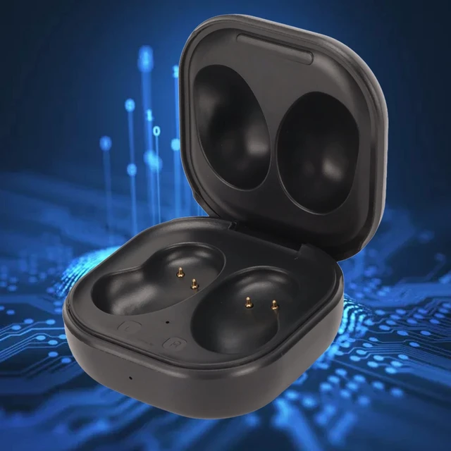 Alt view image 3 of 5 - Replacement Earbuds Charging Case, Black USB Earbuds Charging Case with Charging Cable Type C Charging Interface Replacement Fit for Buds Live R180
