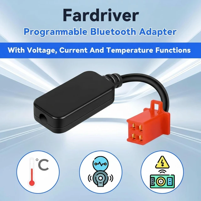 Alt view image 2 of 5 - Fardriver Programmable Bluetooth Dongle for E-Bike Controller Upgrades, Wireless Adapter for Computer/Tablet Programming, Compatible with Tutto Tutti Soleil 01 Dongle 1