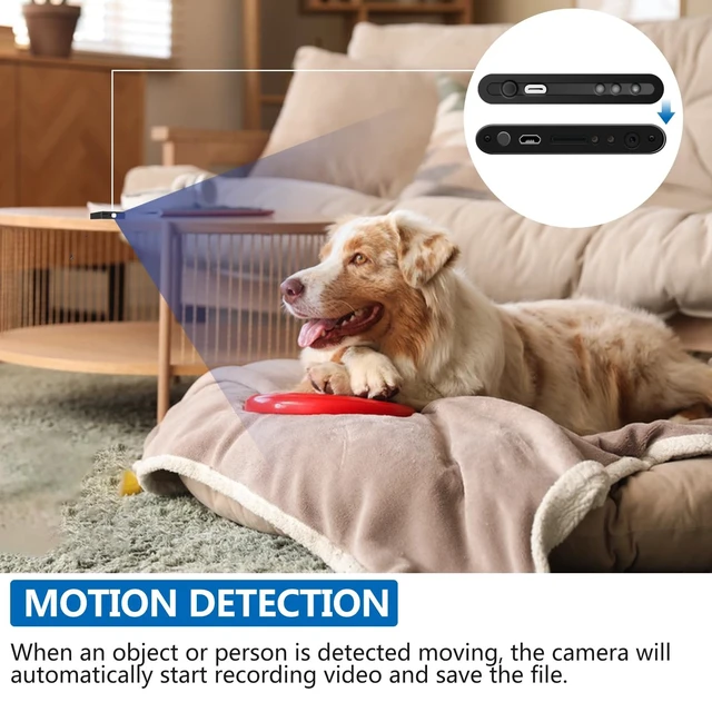 Alt view image 4 of 5 - saikisuki Spy Camera, Hidden Camera Nanny Cam Charger, Mini Security Cam