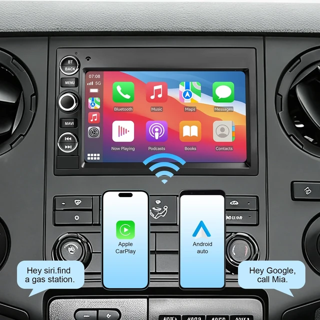 Alt view image 3 of 5 - for Ford F150 F250F350/Lincoln MKX/Mercury Montego,Wireless CarPlay Android