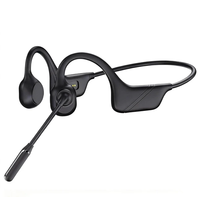 Main image of Open-Ear Headphones with Noise-Canceling Mic, Bone Conduction Headphones