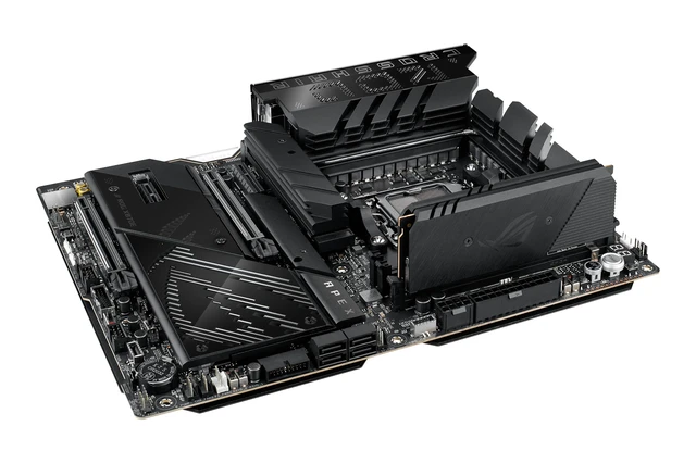 Alt view image 5 of 5 - ASUS ROG Crosshair X870E APEX AMD X870E AM5 ATX Motherboard, Advanced AI PC-Ready, 18+2+2 Stages, DDR5, ROG Memory Fan, ROG DIMM.2 Card, Wi-Fi 7, 5G LAN, 3X M.2, PCIe 5.0, USB4, USB Type-C, AI OC