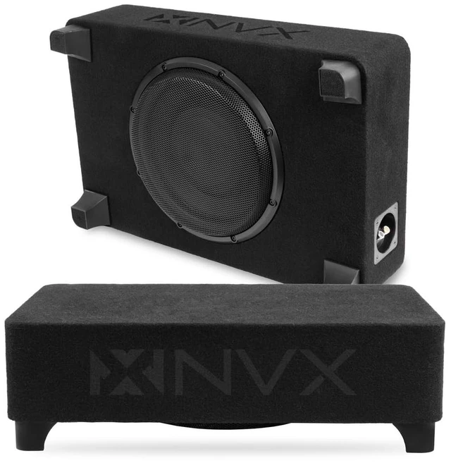 Main image of NVX BXSQ112 12" SQ-Series Shallow-Mount Loaded Subwoofer Enclosure