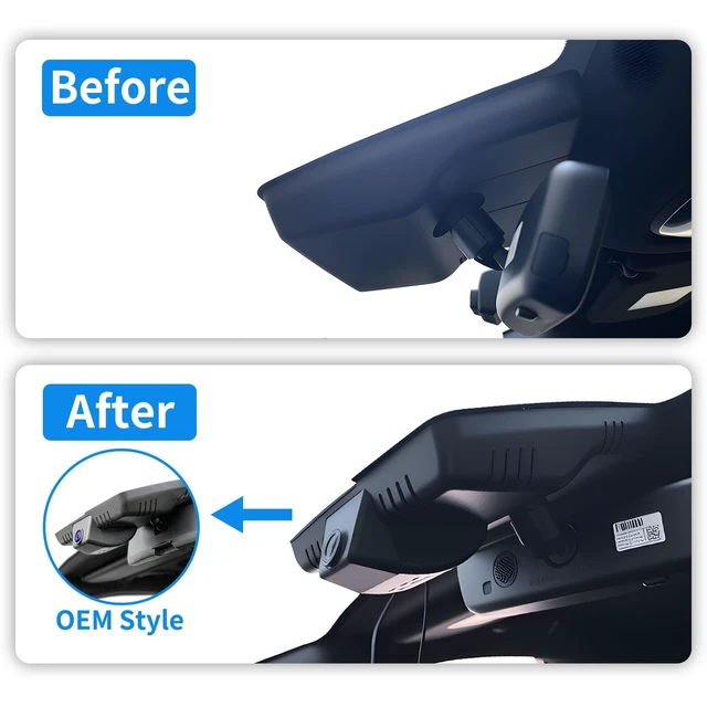 Alt view image 2 of 5 - KBSYNT 4K Dash Cam for Hyundai Santa Fe 2024-2026,OEM Look,Plug & Play