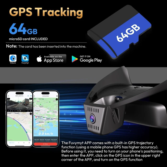 Alt view image 5 of 5 - KBSYNT 4K Dash Cam for Hyundai Santa Fe 2024-2026,OEM Look,Plug & Play