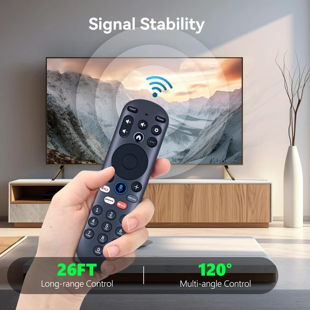 Alt view image 4 of 5 - HZIME New Replacement Remote Control for Element Xumo Hisense Smart TV