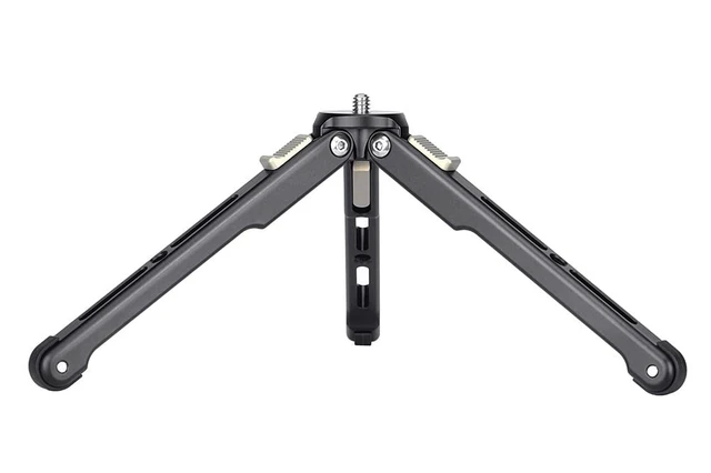 Alt view image 3 of 5 - SUNWAYFOTO Table Top Mini Aluminum Tripod T1A12 Tabletop 3 Leg Lock Angles Sunway