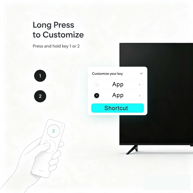Alt view image 5 of 5 - B Brainice Replacement Remote Compatbile with Toshiba TV Remote, 2026-2020
