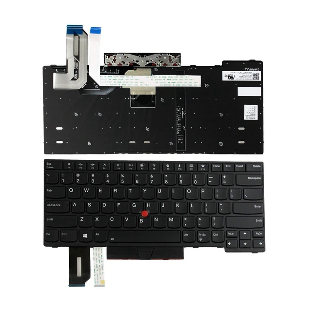 Alt view image 2 of 5 - Zahara Keyboard US Backlit for Lenovo Thinkpad L380 E480 Yoga L390