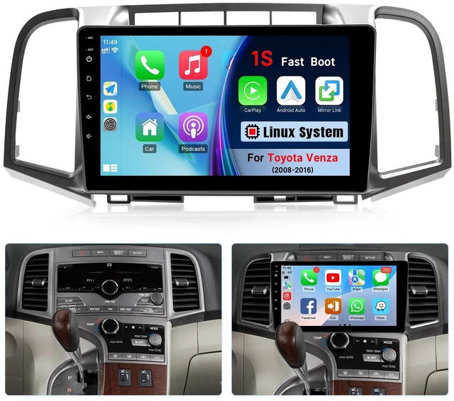 Main image of 9inch Screen for Toyota Venza 2008-2016 Car Radio with Carplay Android Auto