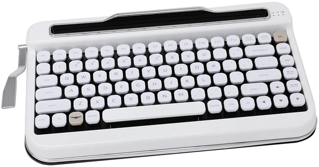 Main image of Penna Bluetooth Keyboard with White Dia Keycap(US Language, F 1.1V) (Pure White, Cherry MX Brown)