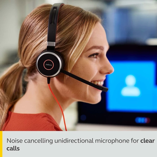 Alt view image 5 of 5 - GN Netcom Jabra EVOLVE 40 Ms Stereo Wired Headset