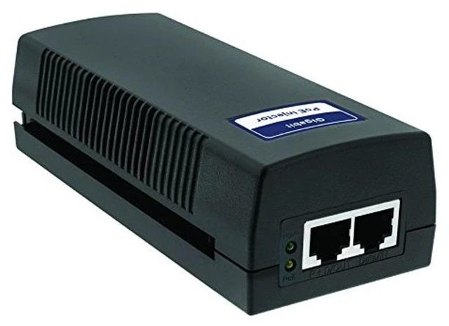 Main image of BV-Tech 60W-10G Multi-Gigabit PoE++ Injector (328 Feet Range) Level VI Efficiency- IEEE 802.3bt Compliant Plug and Play Power Adapter for PTZ IP Cameras, CCTV, APs & Phones NDAA Compliant