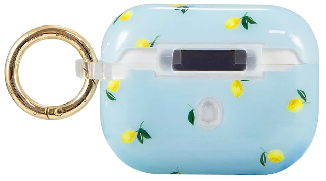 Alt view image 3 of 5 - Sonix AirPods Pro 3 Protective Case - Hard Shell Cover with Luxe Keychain Clip - Compatible with 3rd Generation AirPods Pro ^^ Lemon Drop