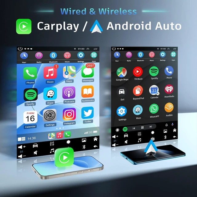 Alt view image 3 of 5 - 4+64G Android Car Radio for Ford Mustang 2010 2011 2012 2013 2014