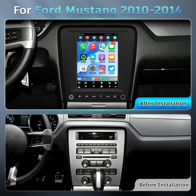 Alt view image 2 of 5 - 4+64G Android Car Radio for Ford Mustang 2010 2011 2012 2013 2014