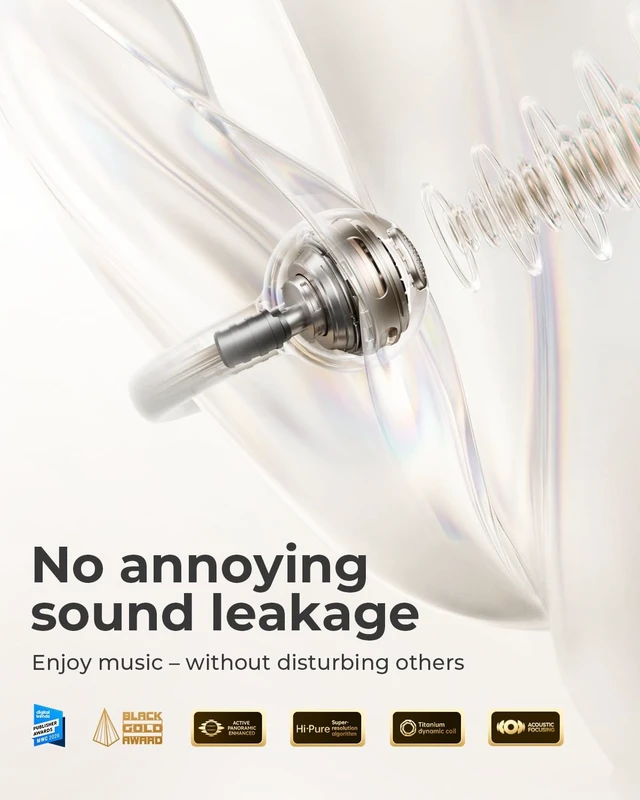 Alt view image 4 of 5 - Sanag S6S Ultra Open Ear Earbuds Clip On Wireless Bluetooth Headphones