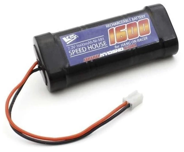 Main image of Kyosho 71351 Speed House Ni-MH Battery 7.2V-1600mAh for Hang-on Racers with Micro Plug Specifications