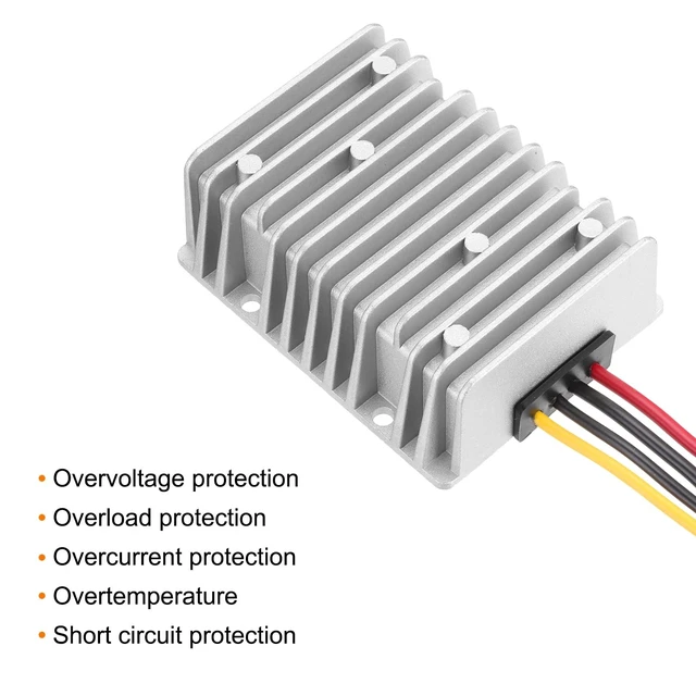 Alt view image 3 of 5 - MECCANIXITY DC 10V-40V-DC 13.8V Power Converter 25A 345W Voltage Regulator