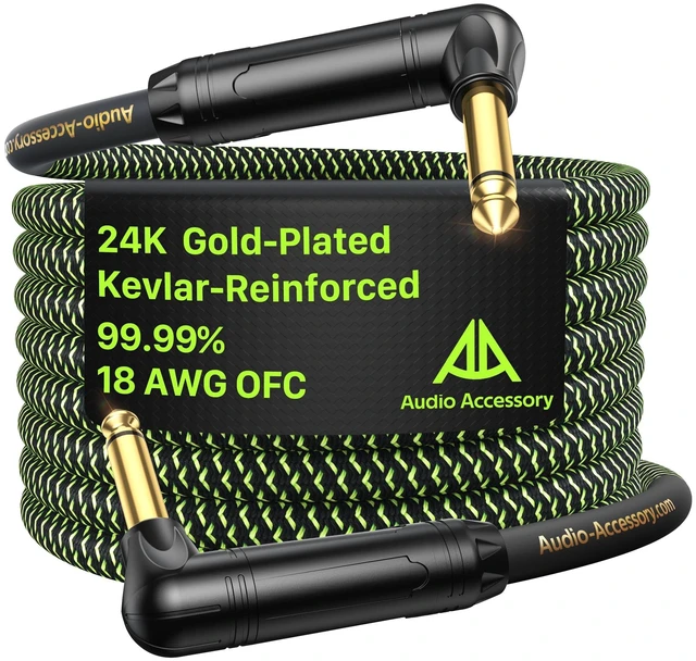 Main image of AA AUDIO ACCESSORY Pro Series Guitar Cable 15ft,Muti-Shielded Noise-Free