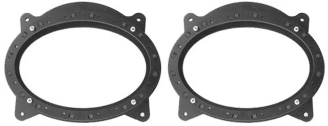 Main image of Front Door Speaker Adapter Spacer Rings Fits 2002-2011 Camry & 2005-2015 Tacoma- SAK010_691-1 Pair