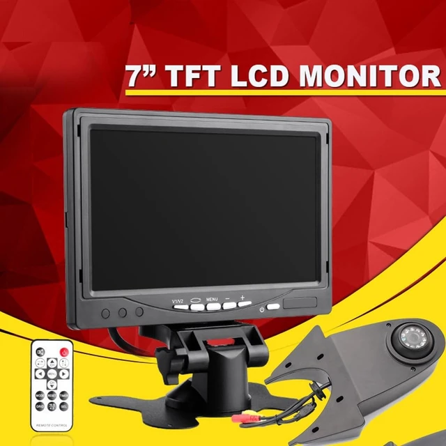 Alt view image 2 of 5 - Brake Lamp Rear View Car Backup Camera Replacement for VW Crafter T5 Benz Sprinter vito Viano Citroen Dacia Fiat Ford Hyundai Isuzu Iveco Mitsubishi Nissan Seat Skoda Toyota+7" Reverse Monitor