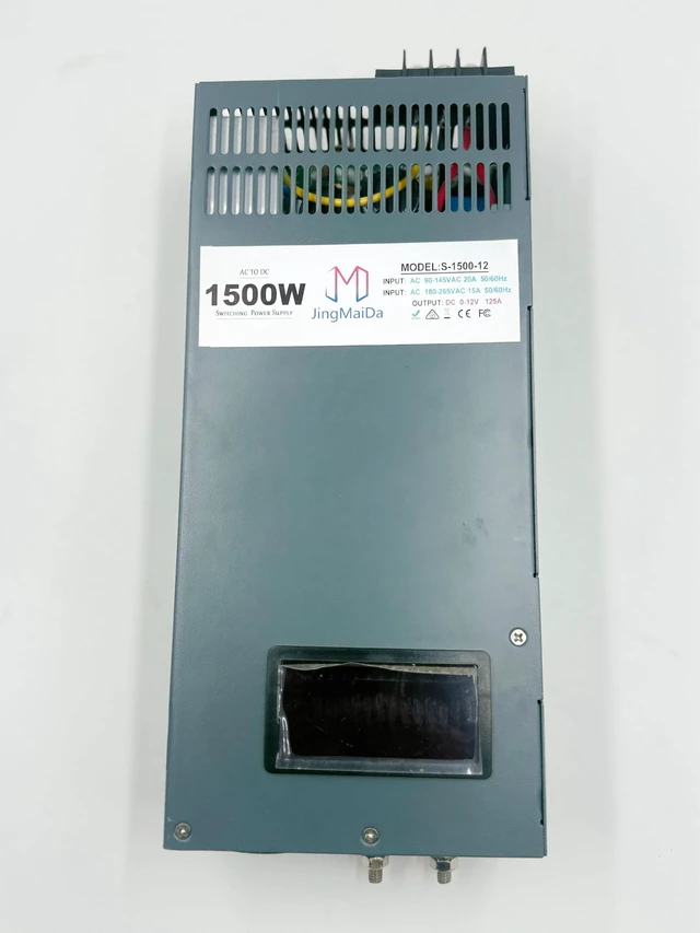 Alt view image 5 of 5 - 1500W AC-DC Converter Digital Display Current Voltage Adjustable Switch Regulated Power Supply DC 0-48V 0-31A for Computer Project, LED Strip Lights, 3D Printer