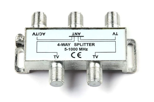 Alt view image 2 of 2 - PBD 4 Way HD Digital 1Ghz High Performance Coax Cable Splitter