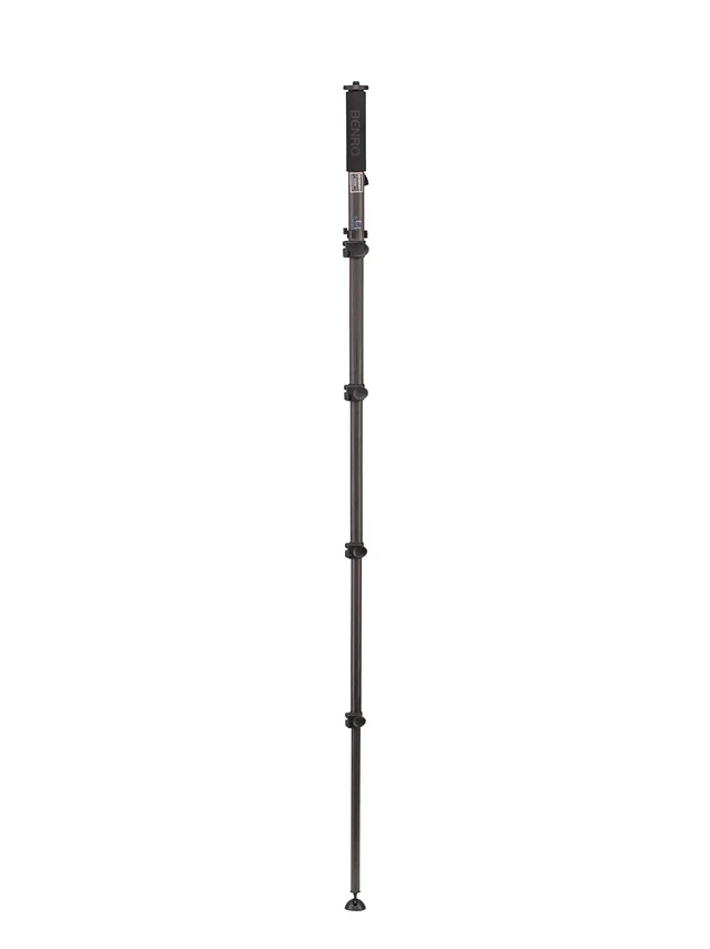Alt view image 2 of 3 - Benro Adventure 8X Carbon Fiber Series 4 Monopod, 5 Section, Flip Lock, 72" Maximum Height, 39.7 lb. Capacity- Black (MAD49C)