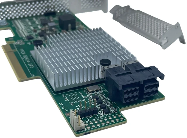 Alt view image 5 of 5 - YiBaoTong SAS 9300-8i LSI SAS3008 8-Port 12Gb PCIe X8+2*SFF-8643 SATA Cable