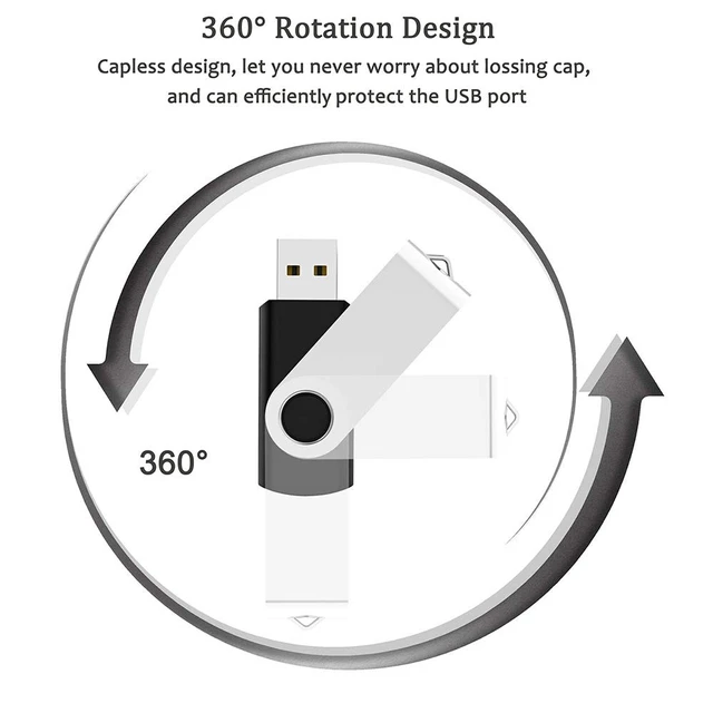 Alt view image 3 of 5 - Maspen 10 Pack 16GB USB Flash Drives Bulk Pack USB 2.0 Thumb Drives Small Capacity Memory Stick Jump Drive Pen Drives (16 GB, 10pcs, Black)