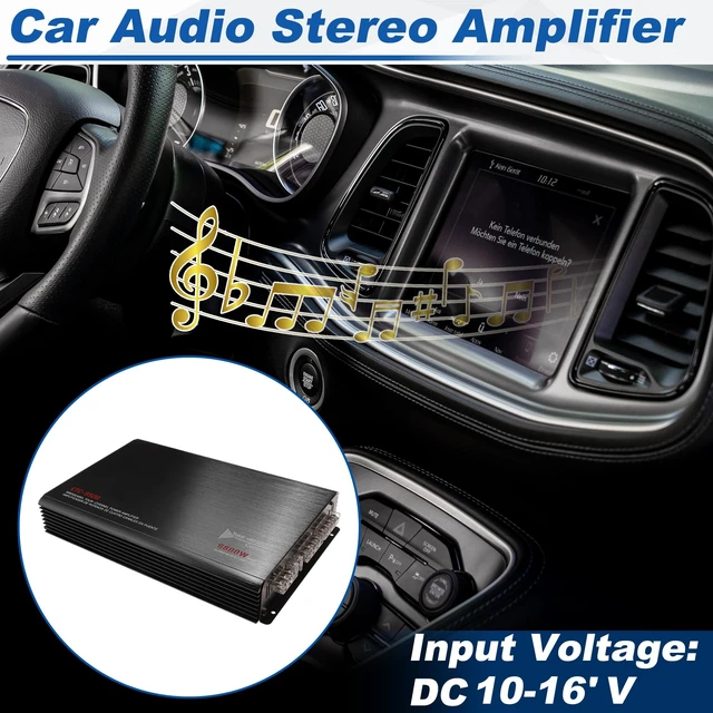 Alt view image 3 of 5 - RATCHROLL 6800 W 10-16' V Car Power Amplifier Class A/B Full-Range Amplifier Car Audio Stereo Amplifier Stereo Power Amp for Subwoofer and Door Speakers