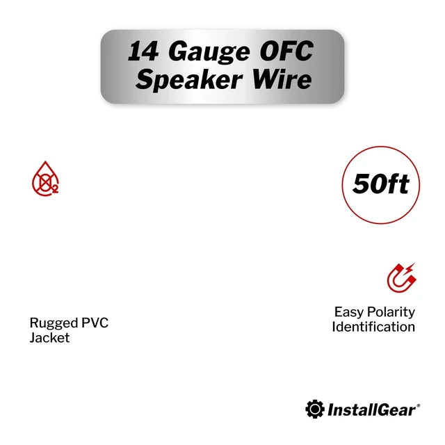 Alt view image 3 of 5 - InstallGear 14 Gauge Tinned OFC Heavy Duty Boat Marine Speaker Wire, 50 feet